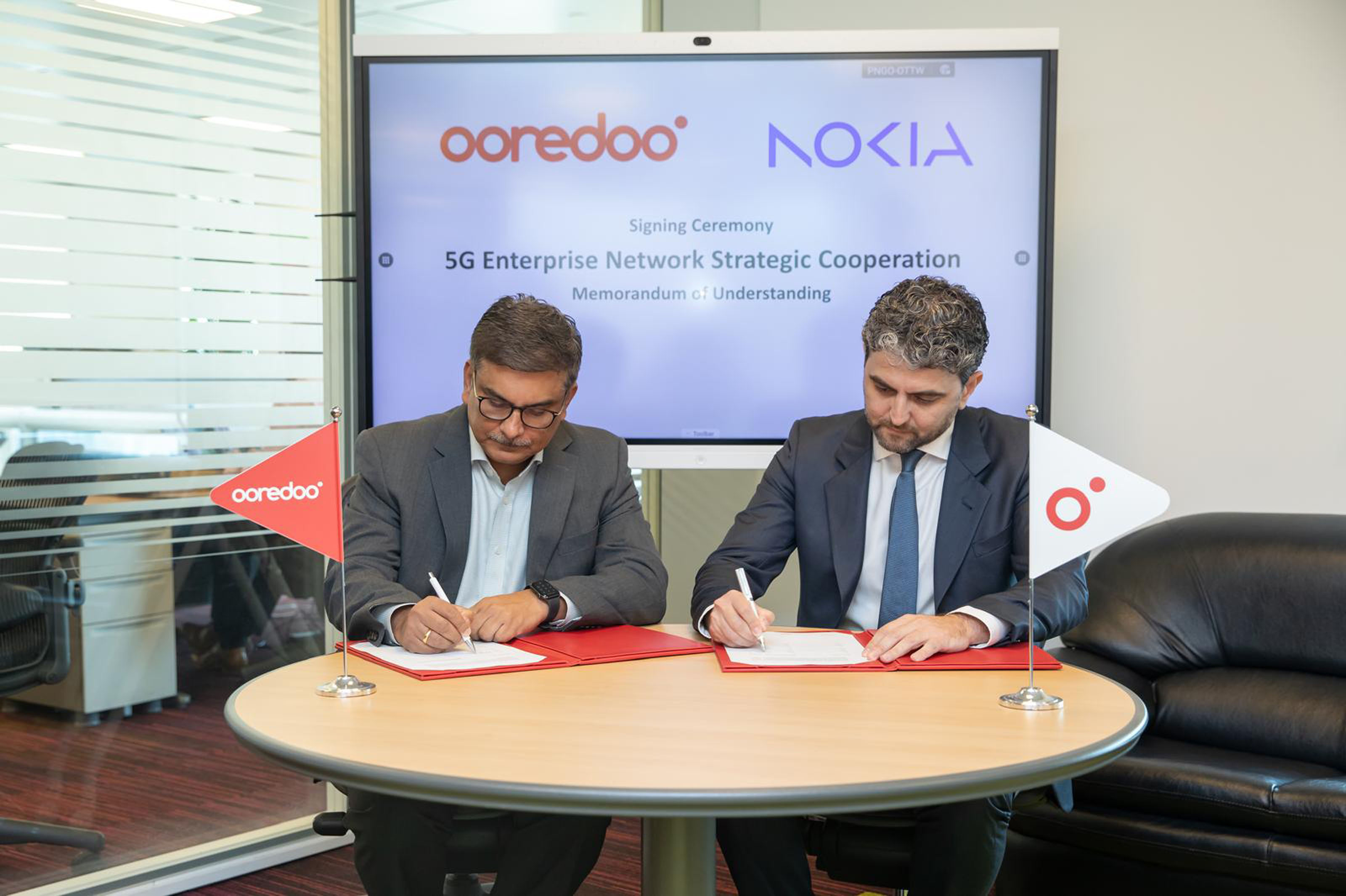 مجموعة Ooredoo تبرم شراكة مع نوكيا لتحديث خدمات الاتصال شريك ابتكار شبكات الجيل الخامس 5G في المؤسسات