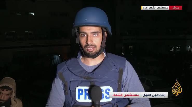 اعتقال مراسل الجزيرة اسماعيل الغول بعد اقتحام قوات الاحتلال لمجمع الشفاء الطبي